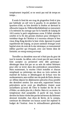 Le Dernier semainier