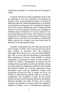 Le Dernier semainier