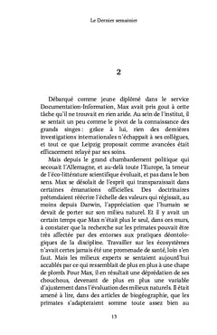 Le Dernier semainier