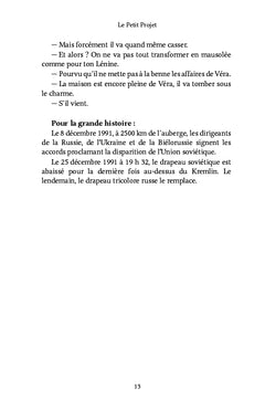 Le petit projet