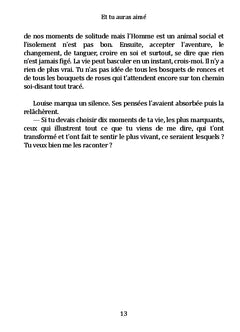 Et tu auras aimé