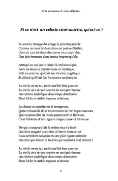 Vers décousus et rimes défaites