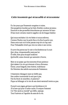 Vers décousus et rimes défaites