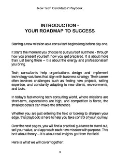 New Tech Candidates' Playbook
