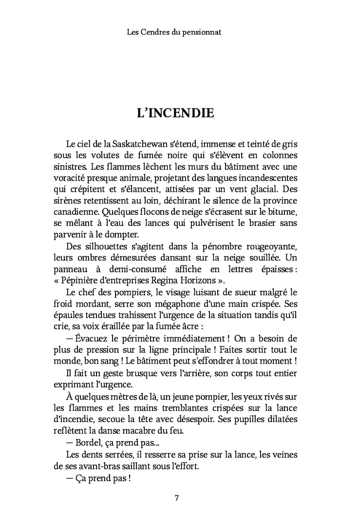 Les cendres du pensionnat