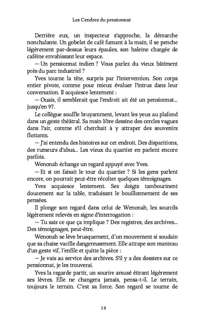 Les cendres du pensionnat