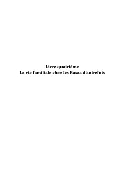 La vie du peuple bassa (Cameroun) - Tome 2