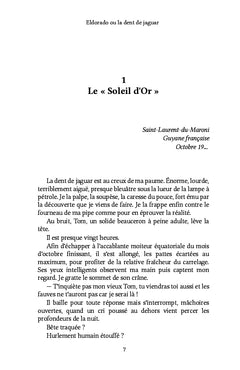 Eldorado ou la dent de jaguar