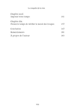 Si tu veux manager en temps de crise...