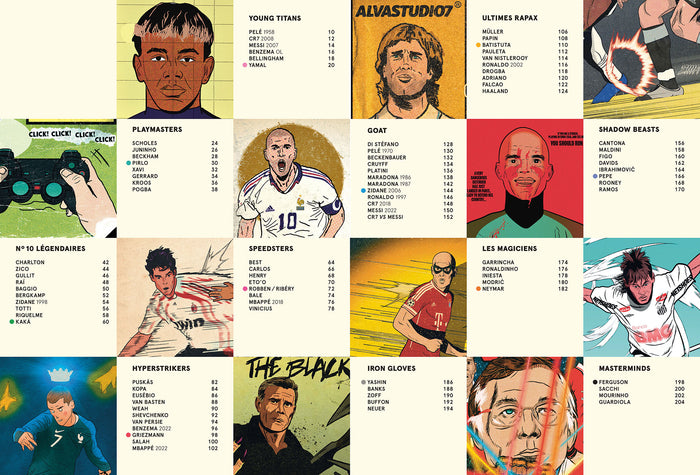 Les super héros du football