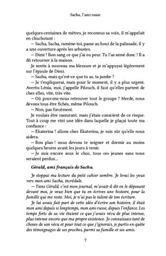 Sacha, l'ami russe
