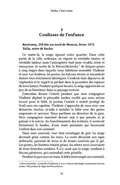 Sacha, l'ami russe