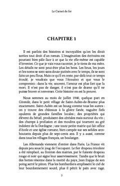 Le Carnet de fer