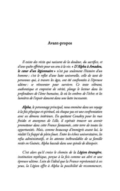 D'Alpha à Amadou, le coeur d'un le gionnaire