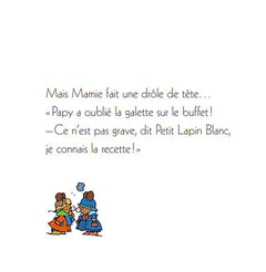Petit lapin blanc et la galette des rois