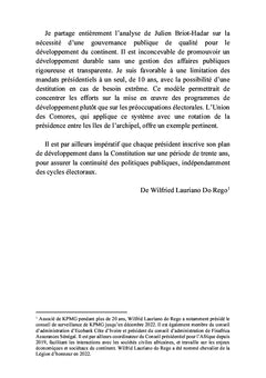 Afrique + développement : une formule qui fonctionne