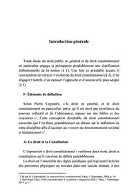Droit constitutionnel gabonais et comparé