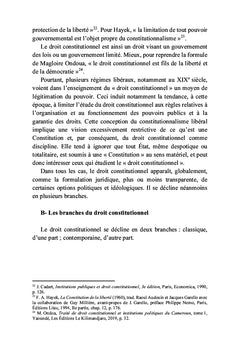 Droit constitutionnel gabonais et comparé