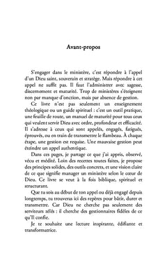 Le management d'un ministère