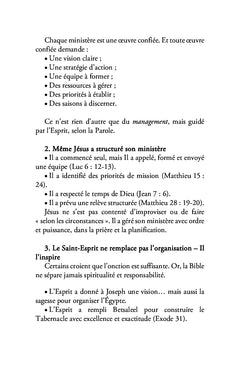 Le management d'un ministère