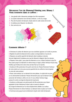 Kit diamond painting Disney officiel - Winnie l'Ourson