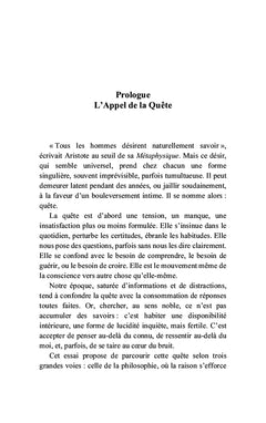 La quête essentielle