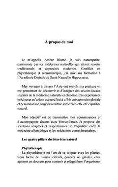 Mes 30 fiches conseils naturopathiques