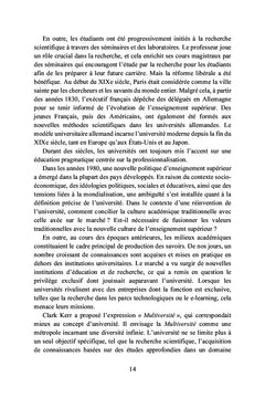Quelle est la nature et la fonction de l'enseignement supérieur dans notre société contemporaine ?