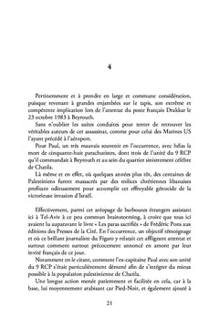 Traquenards au Proche-Orient