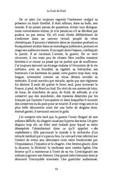 Le fruit de l'exil