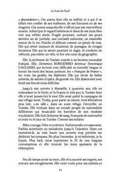 Le fruit de l'exil