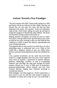 Autism, Mr Trump