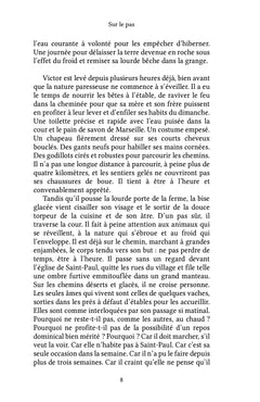 Sur le pas