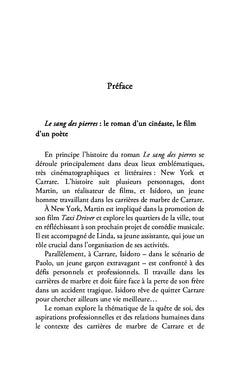 Le sang des pierres