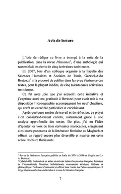 Choix de voix féminines dans la littérature contemporaine du Maghreb