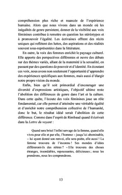 Choix de voix féminines dans la littérature contemporaine du Maghreb