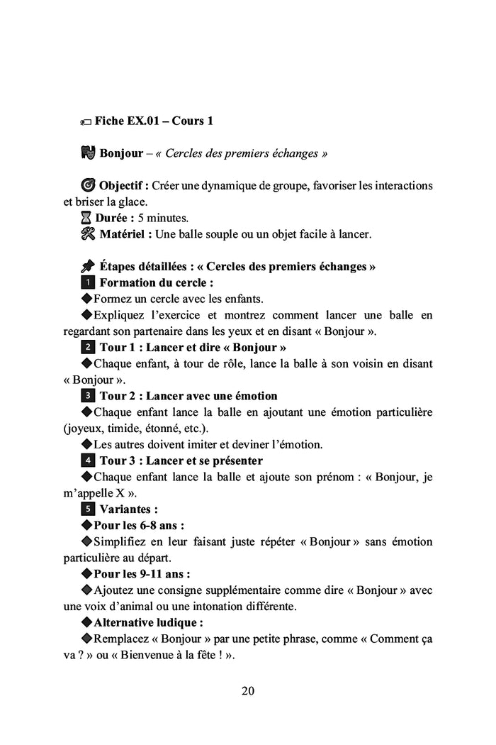 Atelier de théâtre pour les enfants