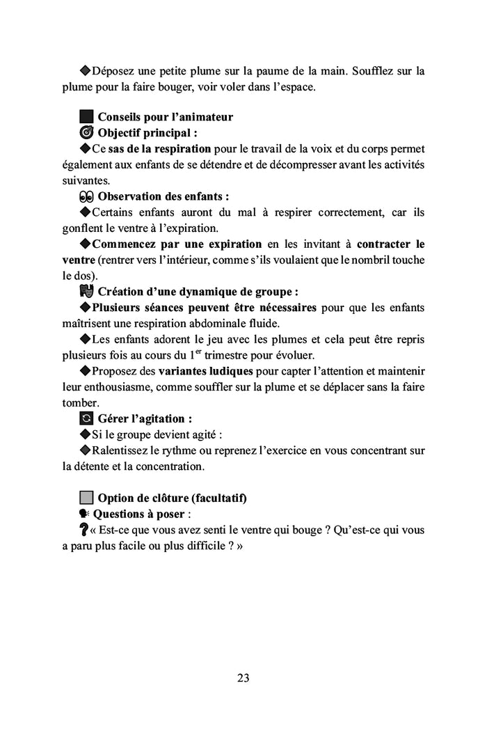 Atelier de théâtre pour les enfants