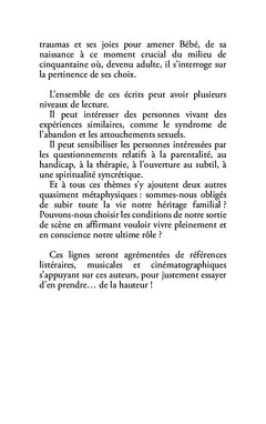 La vie, d'abord et avant tout !
