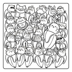 Cozy colo Bananya - Chatons trop mignons