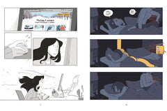 La fille dans l'écran