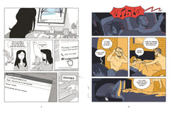 La fille dans l'écran