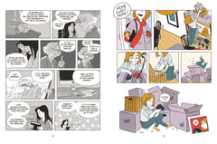 La fille dans l'écran