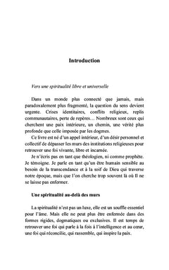 Un Dieu, un coeur, une liberté