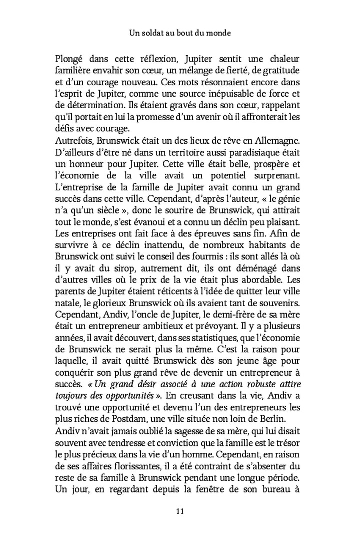 Un soldat au bout du monde