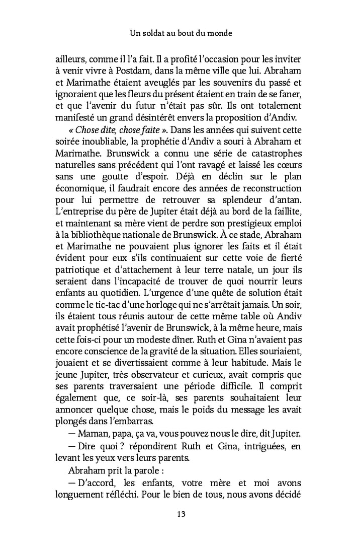 Un soldat au bout du monde