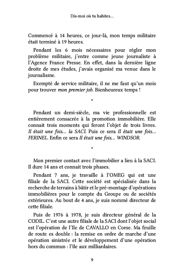 Dis-moi où tu habites...