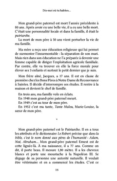 Dis-moi où tu habites...