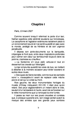 La Confrérie de l'Apocalypse, tome 1 : Solve