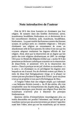 Comment reconnaître un islamiste ?